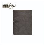 کلاسور چرم کش دار اعلا منهاج
