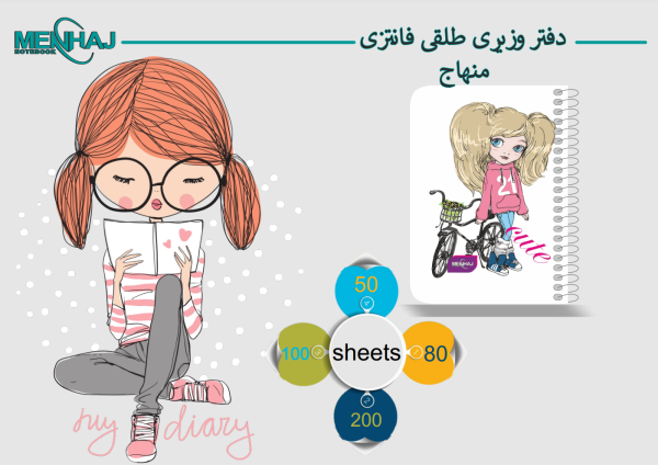 دفتر وزیری طلقی فانتزی منهاج